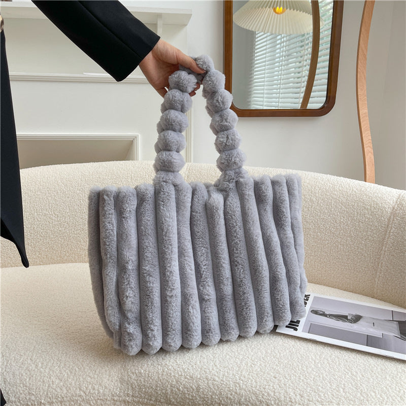 Emah | Fur Tote Bag