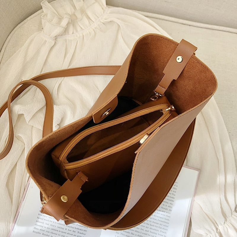 Liyah | Bucket Shoulder Bag 