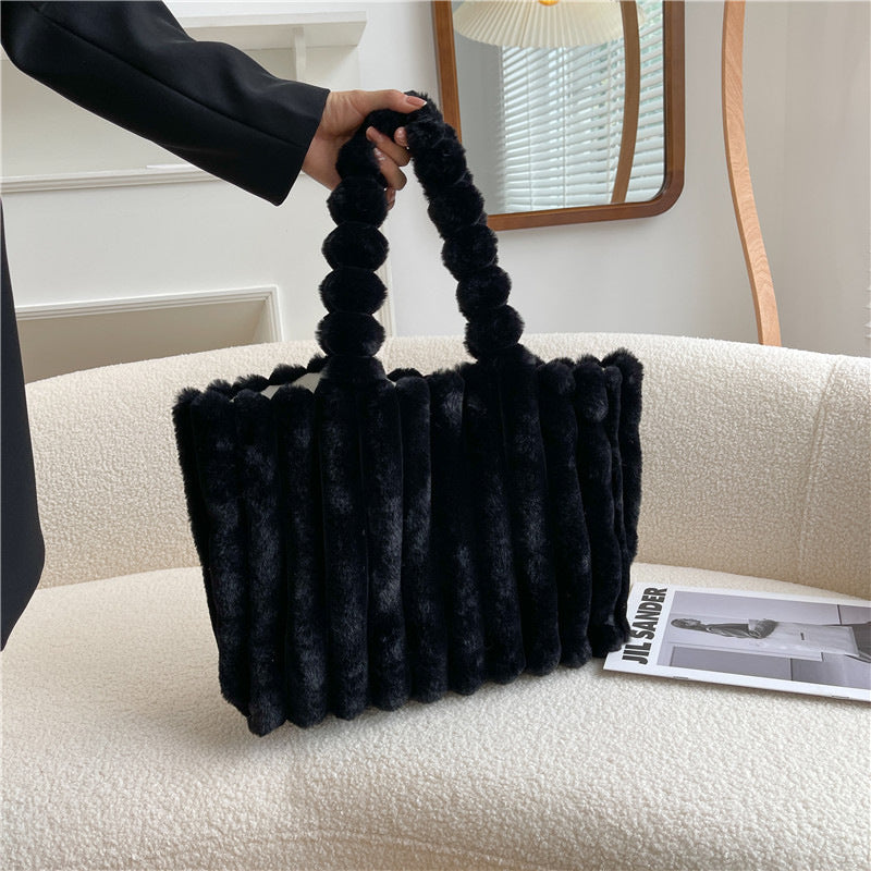 Emah | Fur Tote Bag