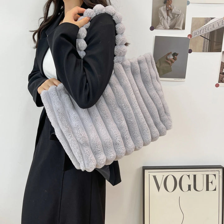 Emah | Fur Tote Bag